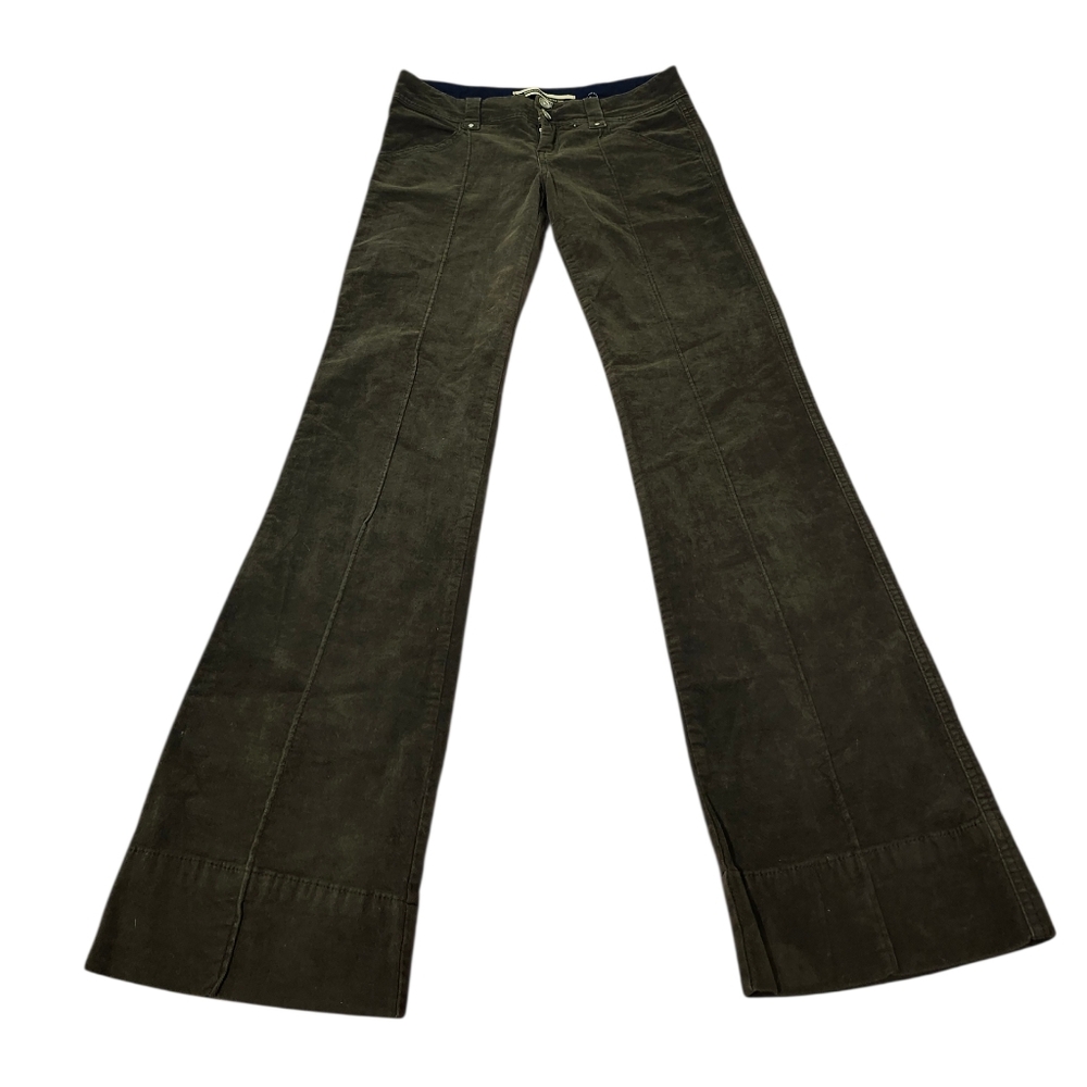 Daughters Of The Liberation Olive Green Straight Corduroy Pants- 2 Anthropologie